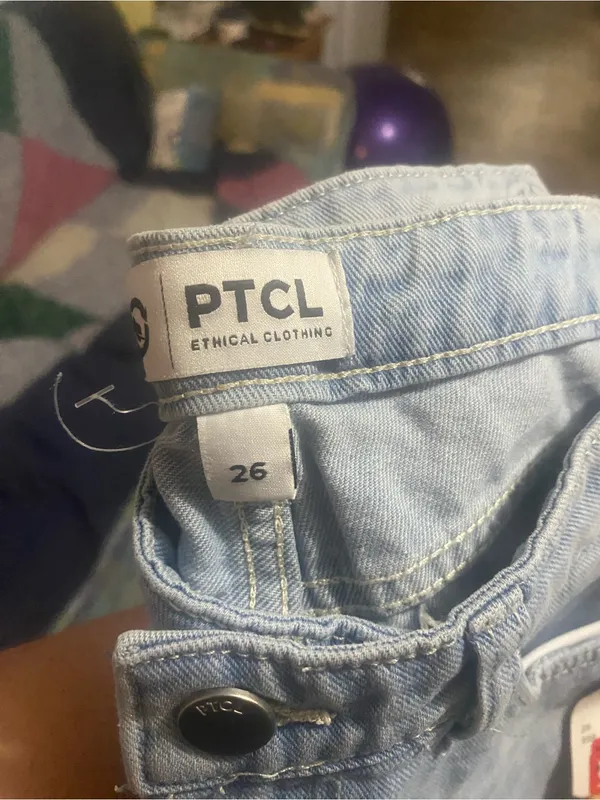 Nordstrom PTCL Women's Light Blue High-Rise Jeans - Size 26 - Image 13