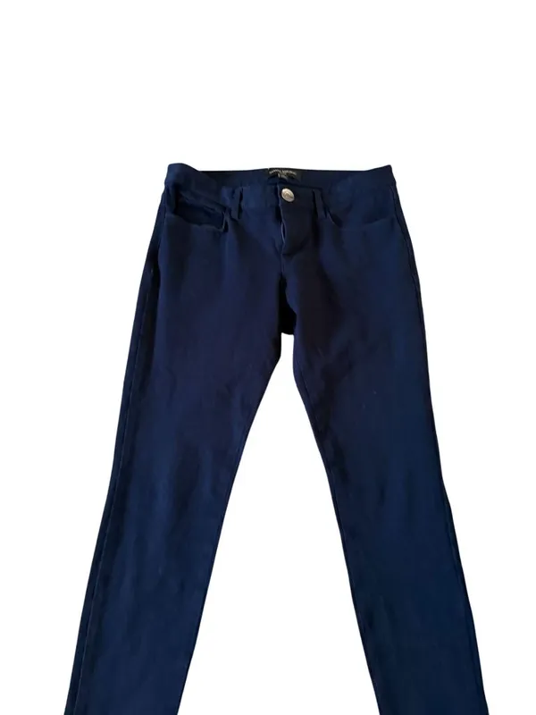 BANANA REPUBLIC Navy Blue Sloan Ankle Pants Size 0 - Image 4