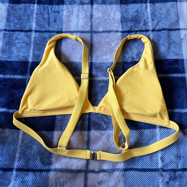 Yellow Triangle Bikini Top - Women Swim Bikini - Image 4