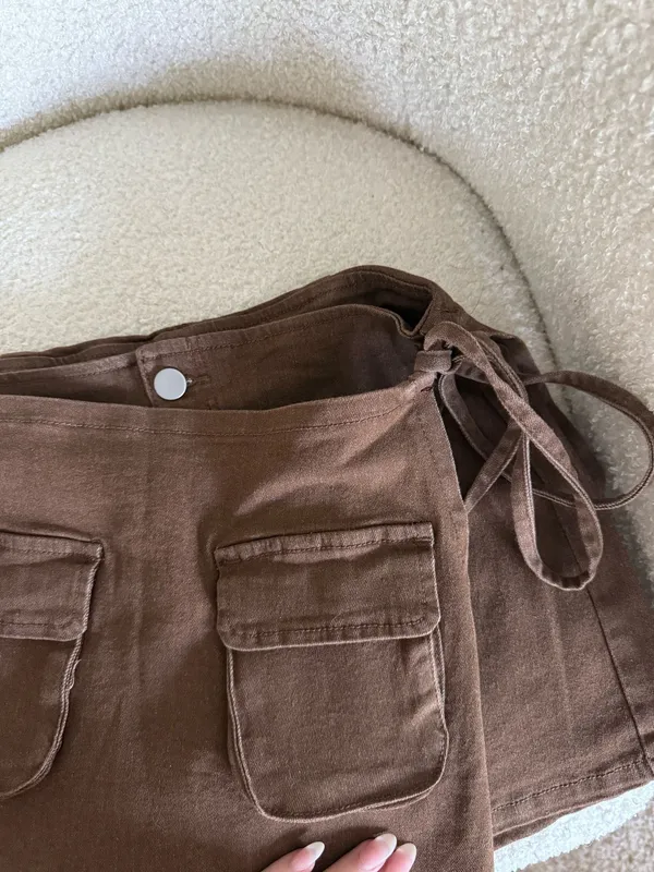 Brown Skirt Shein Mini - Image 4