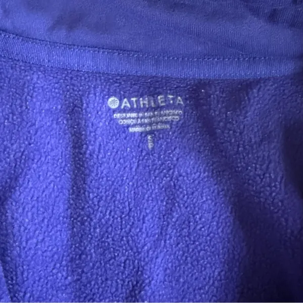🙂Athleta Deep Blue/purple Fleece Pullover - Image 5