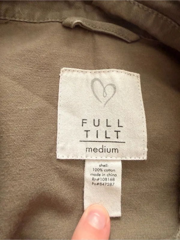 Full Tilt Olive Green Utility Jacket - Image 5