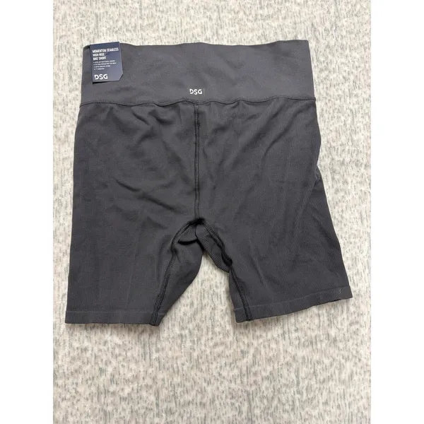 DSG‎ Momentum Seamless High-Rise Bike Shorts Grey Charcoal XL 7 Inch Inseam - Image 2