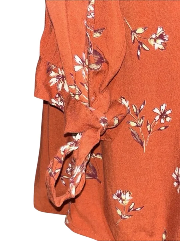 Wild Fable Smocked V-Neck Peasant Dress Size M - Image 4