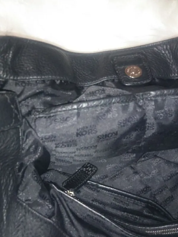Michael Kors Black Pebble Pocket Bag - Image 5
