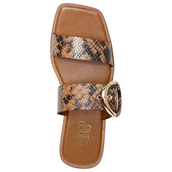 NEW Franco Sarto Merris Slip On Sandals Snake Print Leather - Image 4