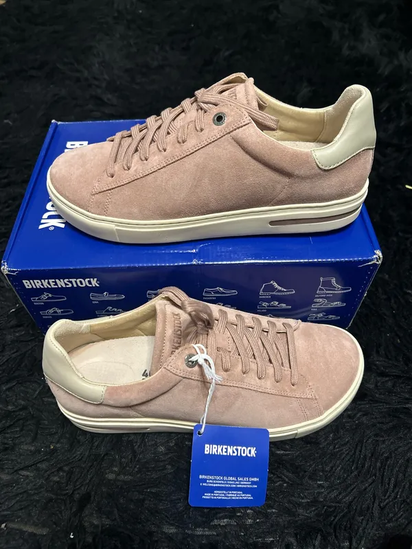 BIRKENSTOCK bend low pink leather lace up shoes sneakers women’s eur 40 new - Image 8