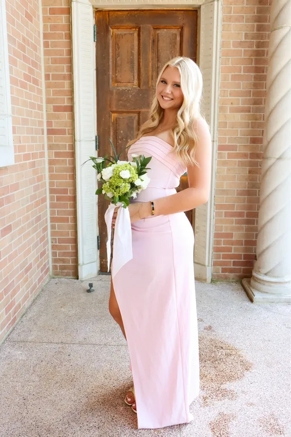 Pink Prom Lucy in the Sky Light pink dress - Image 2