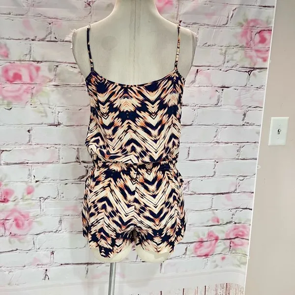 Parker Harrison silk romper in Deep Sea Sunrise Parke size small - Image 6