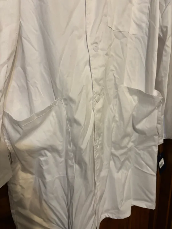 Unisex Cherokee white lab coat - Image 3