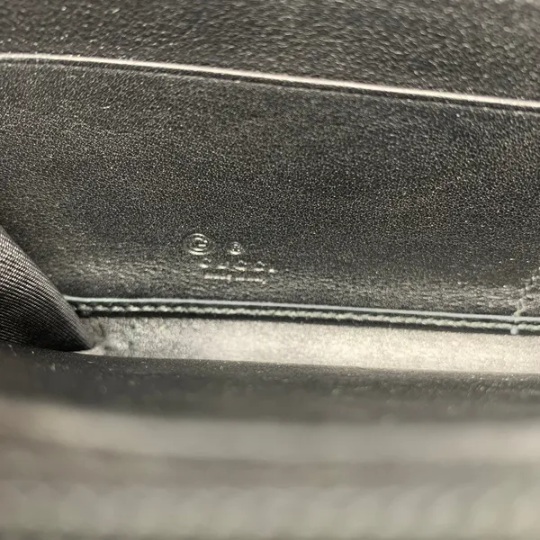 Gucci Microguccissima Black Leather Zip Around Continental Wallet - Image 10