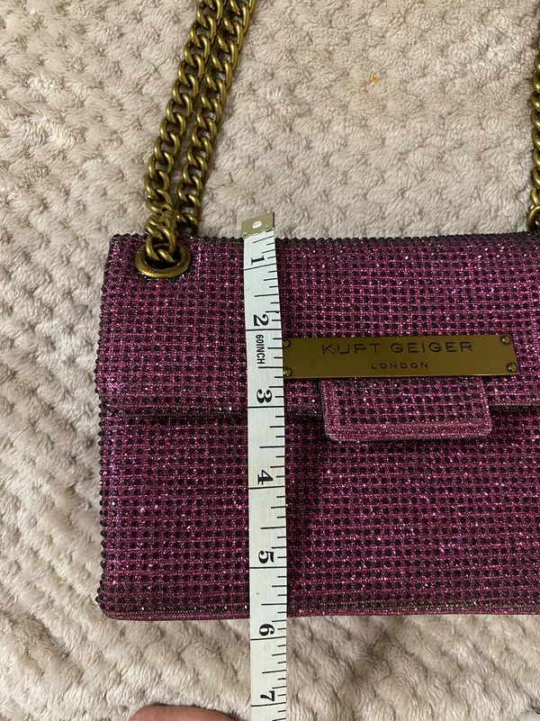 Kurt Geiger London Rhinestone Mini Brixton Shoulder Bag - Image 13