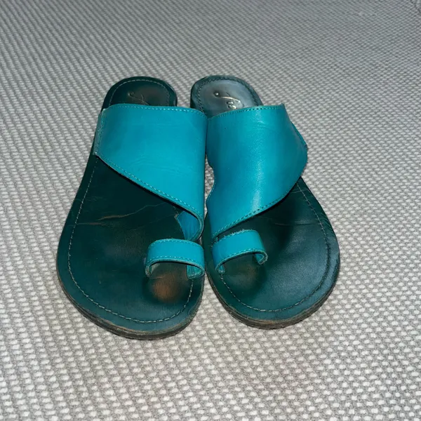Free People Sant Antoni Sandal Blue/ Azure Sz 36 - Image 2