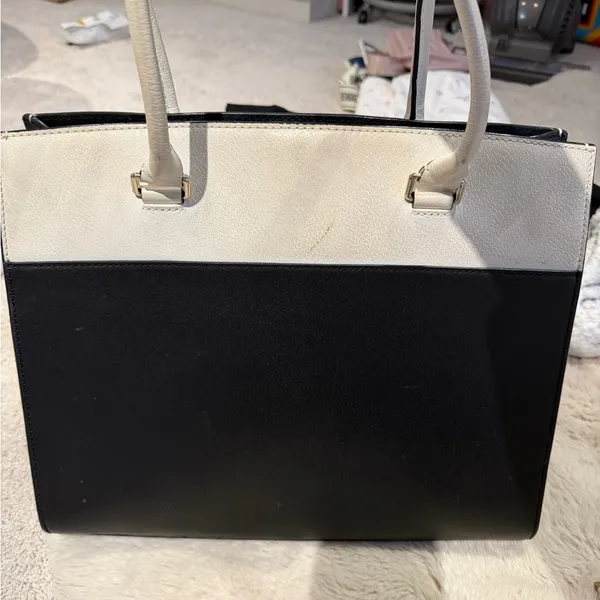 Kate Spade Black and White Tote Bag - Image 5