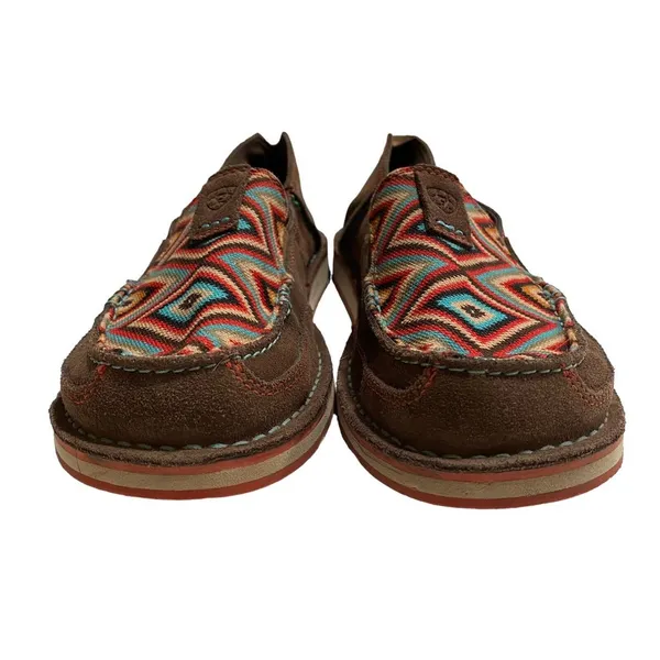 Ariat Cruiser Palm Brown Serape Mesh‎ Slip On Shoes Womens Sz US 9 - Image 2