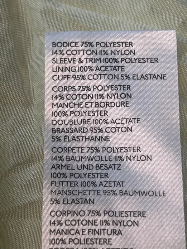 Anthropologie Pilcro Green Swing Puffer Jacket Sherpa Fleece Sleeve Coat Size S - Image 8