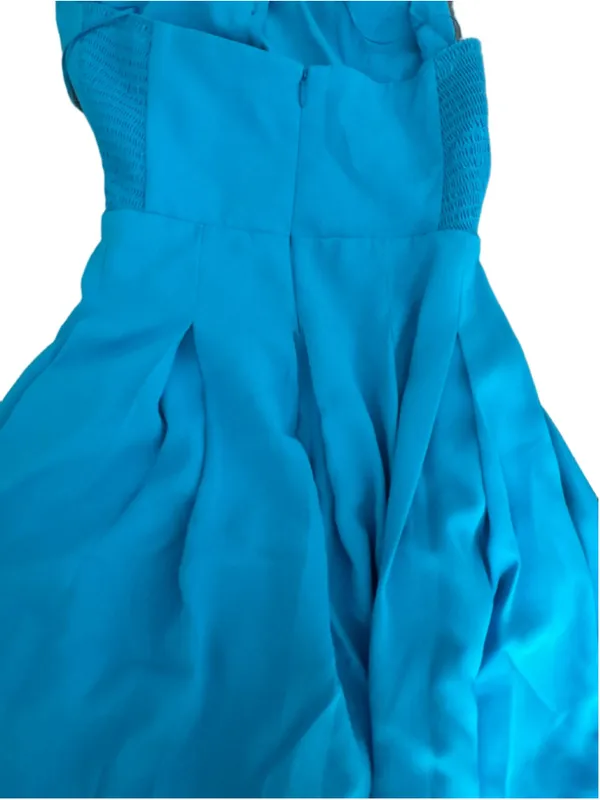 amanda uprichard Safari Blue Payton Skort Romper medium - Image 3