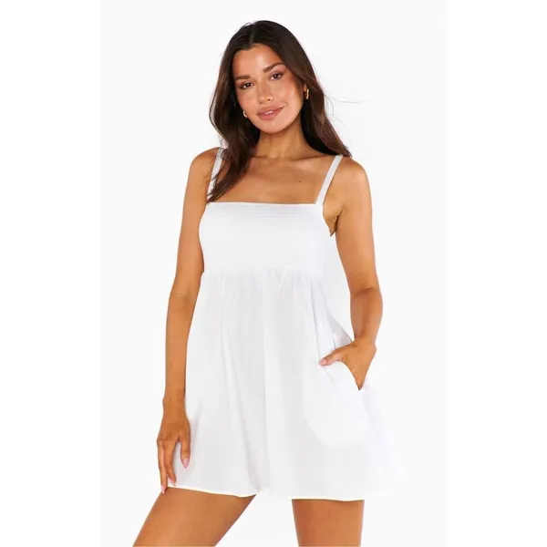 ✨Show Me Your Mumu Mallory Poplin White Mini Sz XL Dress✨ - Image 5