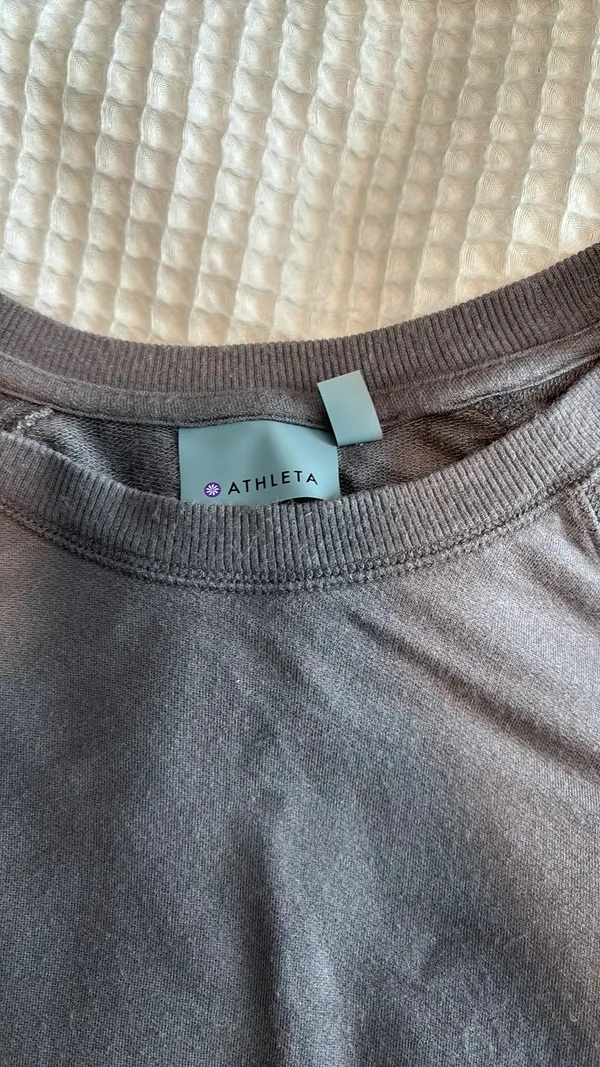 Grey Athleta Long Sleeve Sweatshirt - Image 6