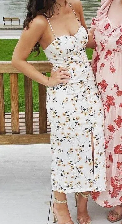 Fortunate One Moments In Paradise Midi Dress - Image 3