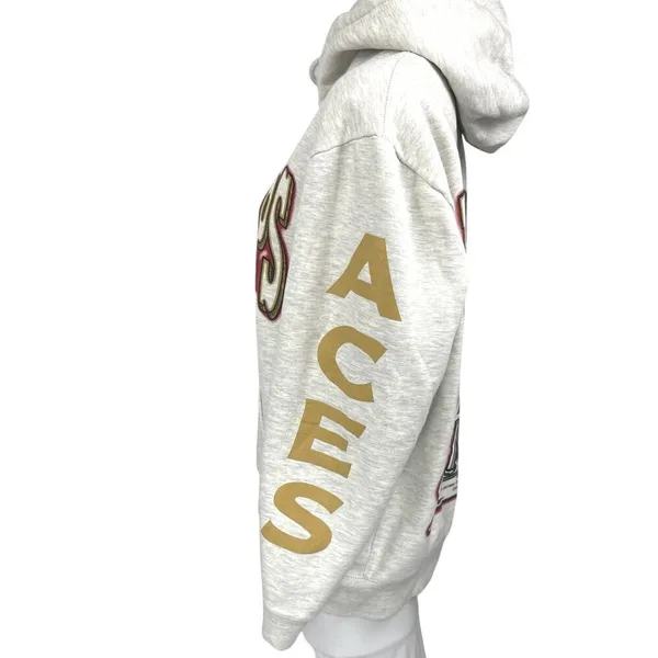 WNBA Unisex Basketball Womens NBA Long Sleeve Hoodie Hooded Sweatshirt Sweater L - Image 3