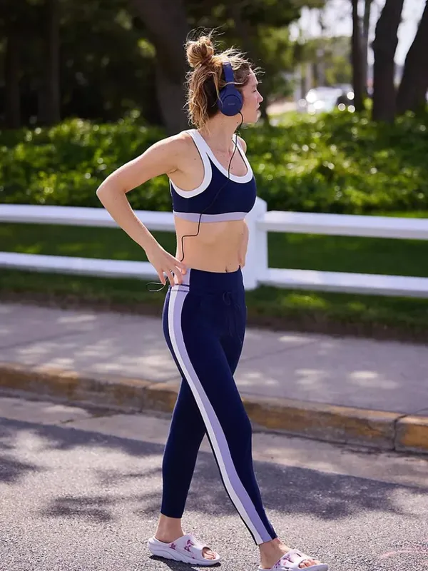 Free People Movement Grey Green Never‎ Better Ringer Slim Jogger Pants - Image 2