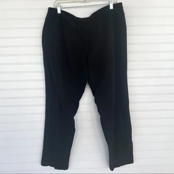 Athletic Works Sweatpants XL Black Drawstring Cotton Modal Lounge‎ Pants - Image 2