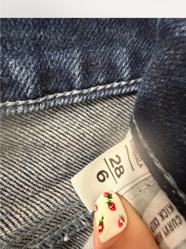 LOFT Medium Blue Straight Leg Jeans - Image 3