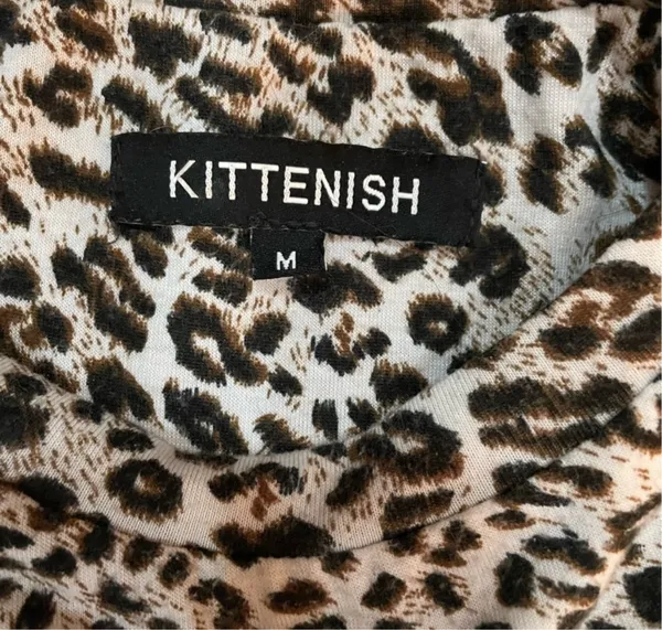 Kittenish Payton Leopard Bell Bodysuit Women’s Size Medium - Image 6