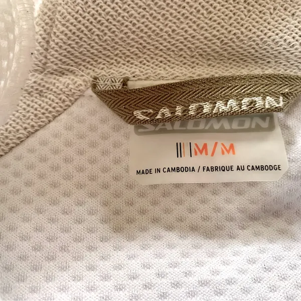 Salomon White Lightweight Jacket - Image 5
