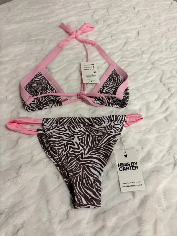 Kins By Carter Safari Barbie 2 Piece Swimsuit Set Size M. - Image 6