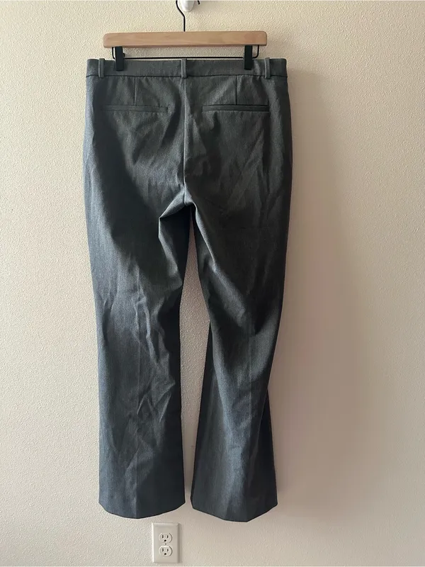 NWT Abercrombie curve love low rise stretch slim boot trouser pants dark gray 31 - Image 12