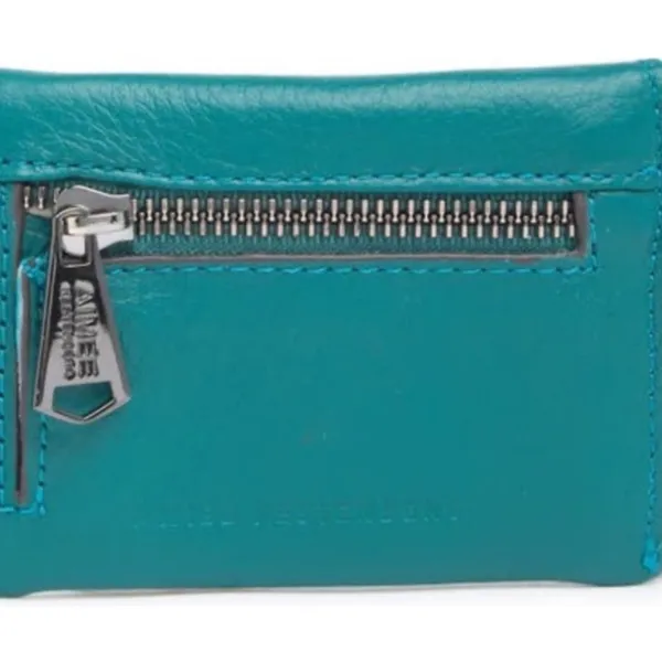 Aimee Kestenberg "Ashley Leather" Wallet Purse, in "Rainforest Green" - Image 3