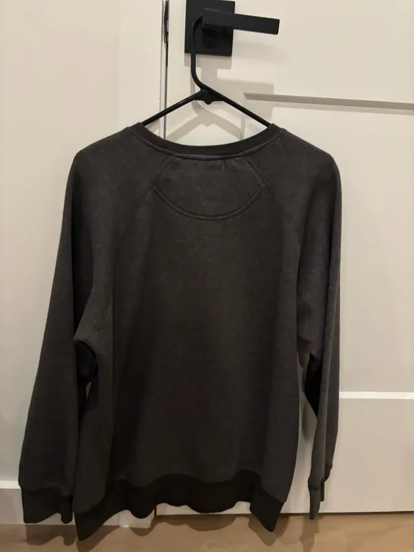 Dark Grey Crewneck Black Size M - Image 2