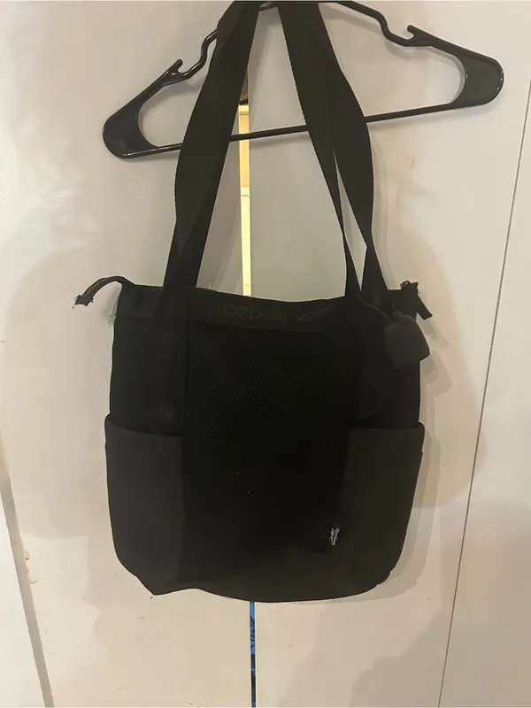 Reebok Black Mesh Front Tote - Image 4
