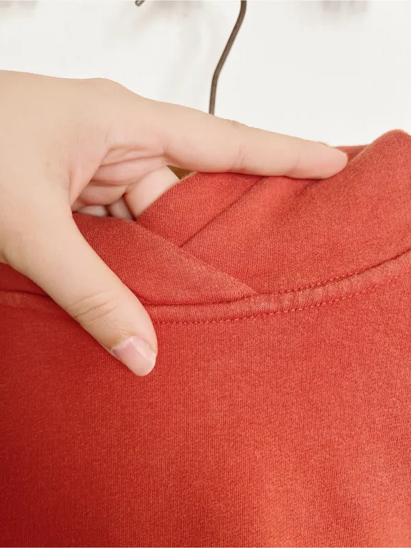 Lululemon • Loungeful Hoodie in Red Rock burnt orange pullover sweatshirt - Image 7