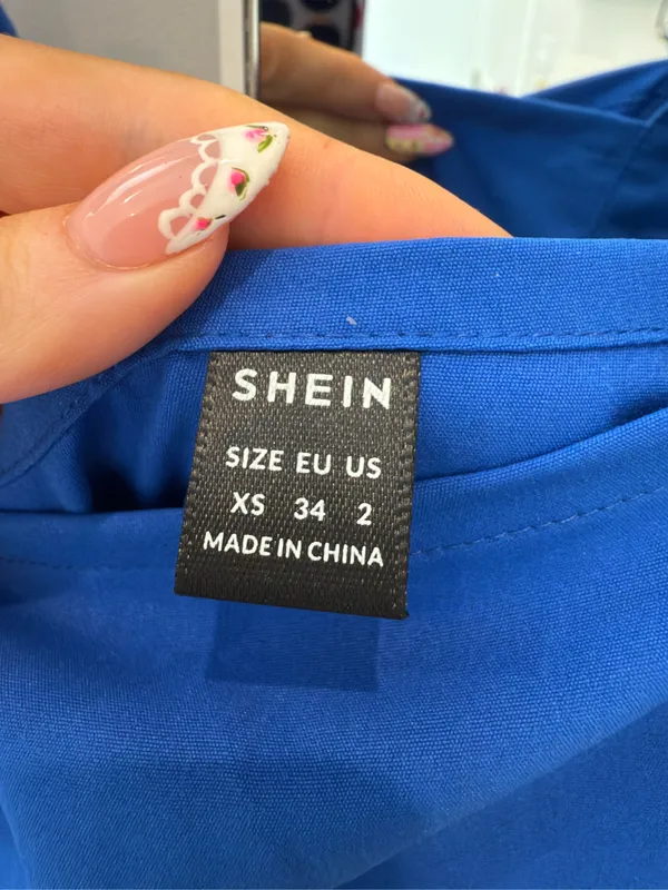 SHEIN blue ruffle dress - Image 2