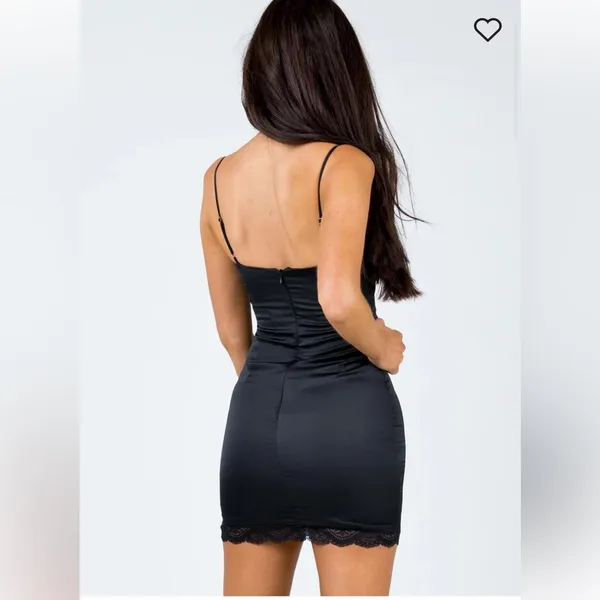 Princess Polly MAPLE MAE MINI DRESS BLACK - Image 6