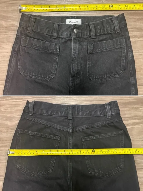 Madewell The Cleo Straight Jeans 26 Fits 28x29 Black Rinse $148 - Image 7