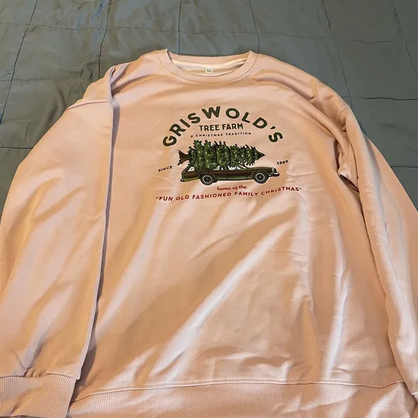 Sweatshirt Griswold Christmas XXL Pink new - Image 2
