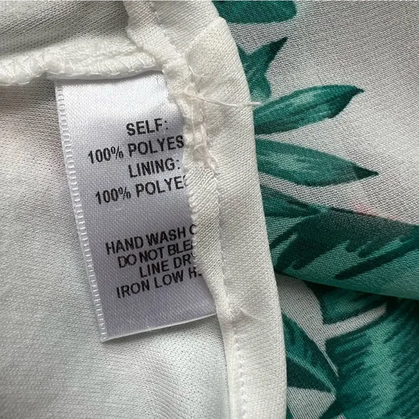 Lulu’s Evadne White and Teal Tropical Print Two-Piece Maxi Dress NWT Size XS - Image 15