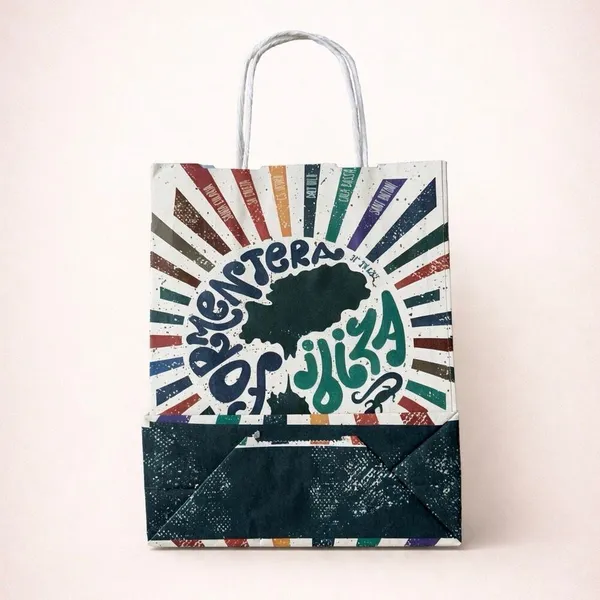 Ibiza Spain Souvenir Gift Bag | Colorful Retro Travel Collectible | Small Boutiq - Image 2