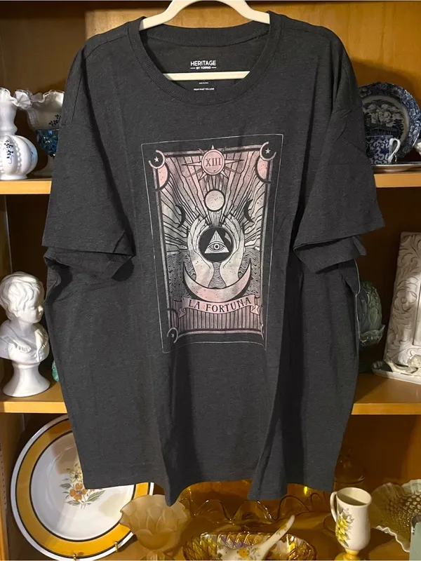 Torrid Fortuna Oversized Fit Heritage Jersey Tunic Tee Size 1 - Image 3