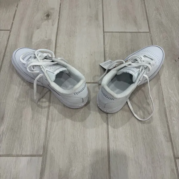 Reebok Club C Double Platform White Sneakers NWT - Women’s 7.5 - Image 7