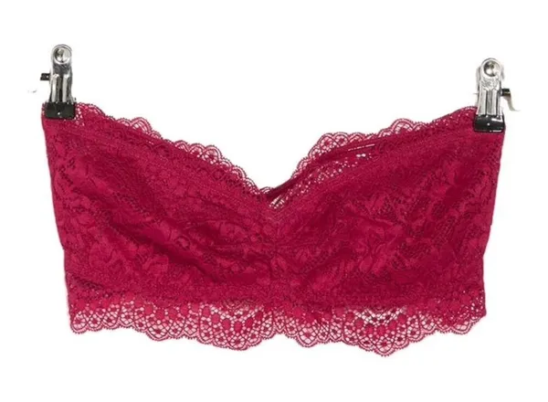 Free People Lacey Looks Bandeau in Burgundy Size M NWT - Image 4