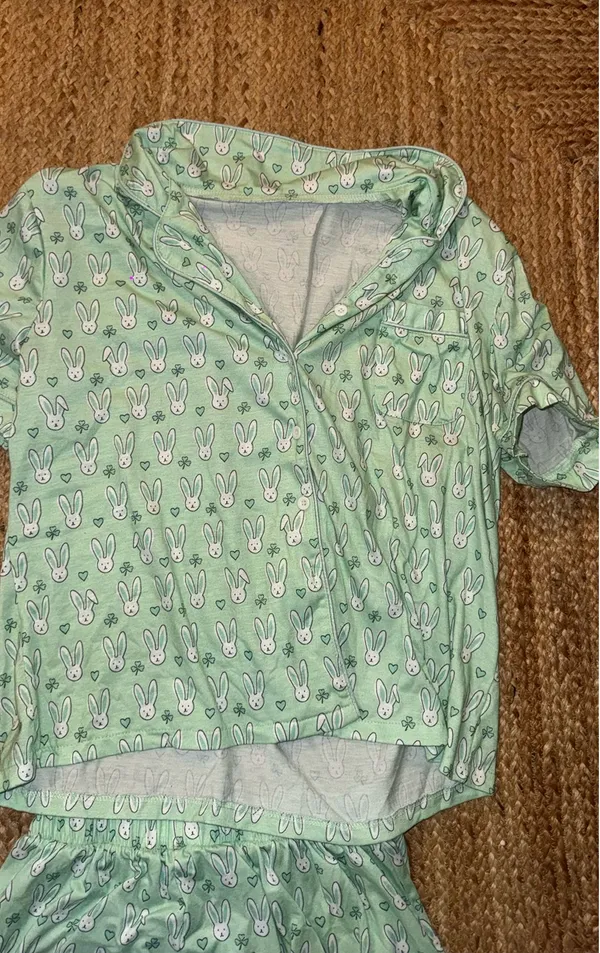 Bunny pajamas Green Size M - Image 2