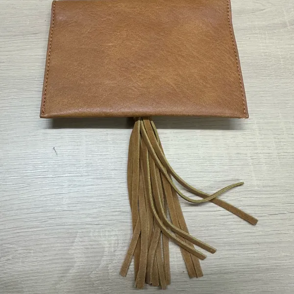 Antik Kraft Brown Leather Wallet 7x 5 inches EUC - Image 4