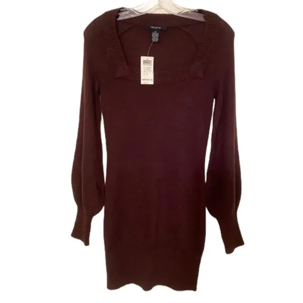 NWT Arden B. Brown Sweater Dress - Image 2