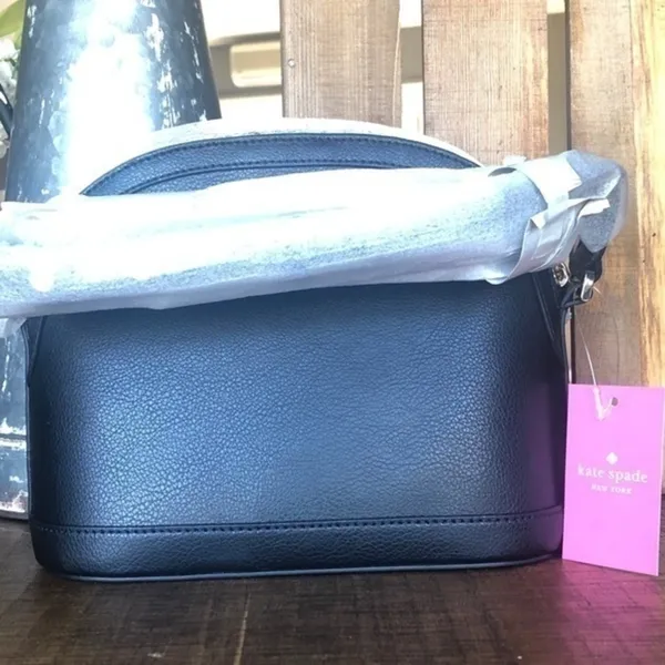 Kate Spade New York Black Dome Leather Crossbody Bag NWT - Image 4