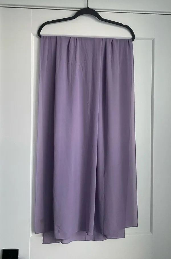 VOILE CHIC Premium Chiffon Mauve Hijab Scarf For Women - Image 3